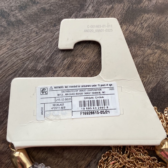 A new day multi Beaded bunched Tube Chain Necklace Gold silver white black new - Picture 6 of 6